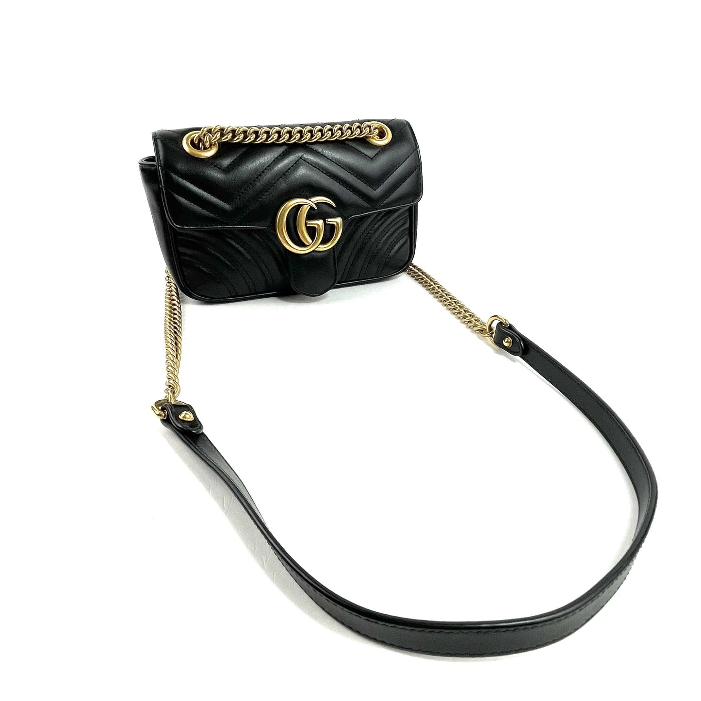 GUCCI GG Marmont Small Matelassé Shoulder Bag