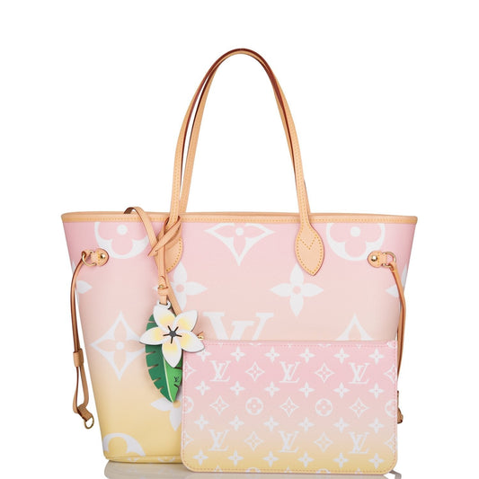 Louis Vuitton Light Pink By The Pool Giant Monogram Neverfull MM