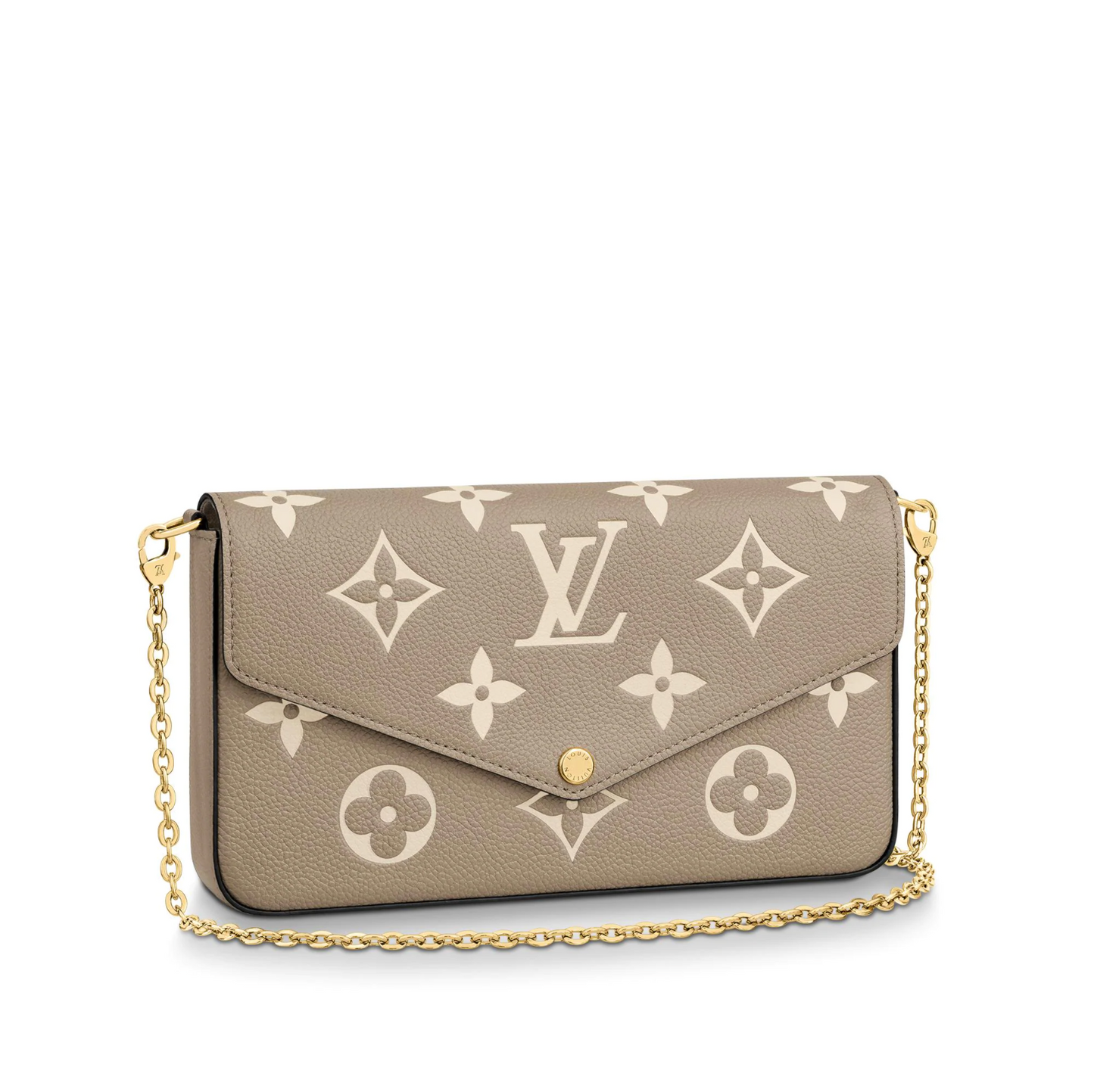 Louis Vuitton Tourterelle Empreinte Pochette Felicie M69977