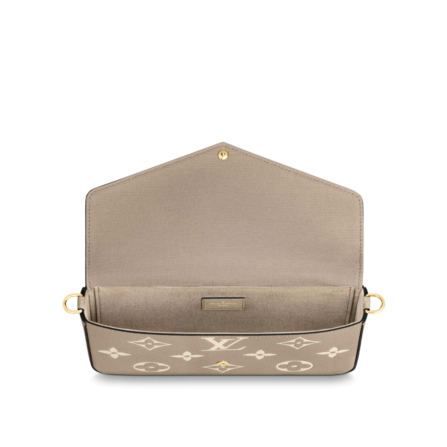 Louis Vuitton Tourterelle Empreinte Pochette Felicie M69977