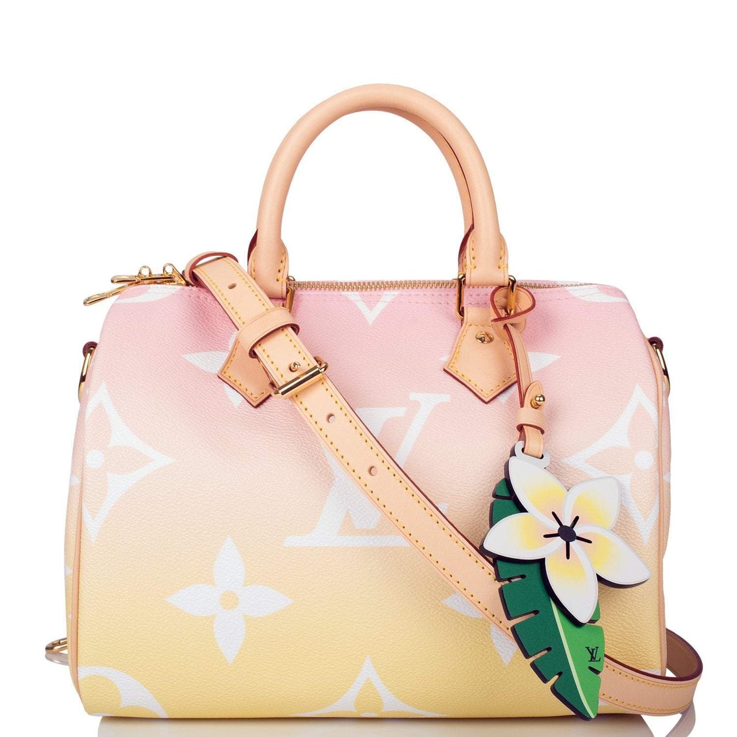 Louis Vuitton Light Pink By The Pool Monogram Speedy Bandouliere 25