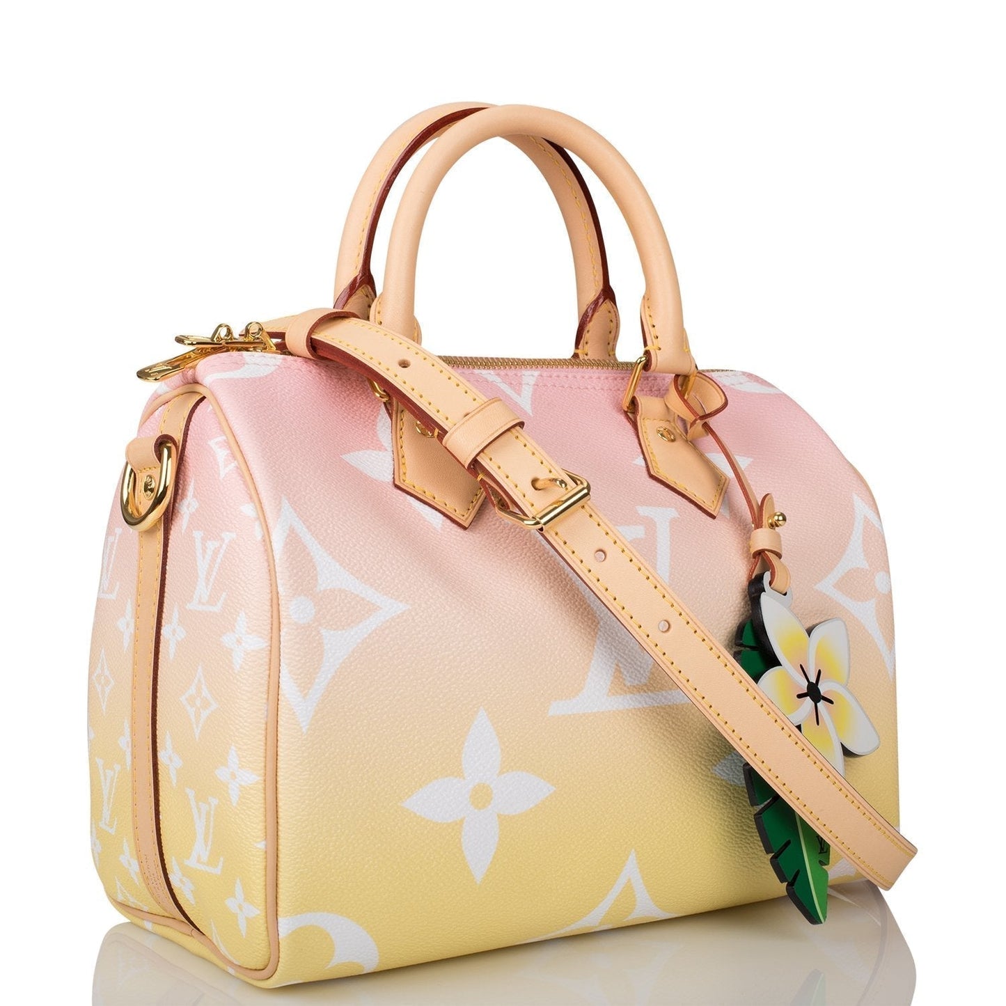 Louis Vuitton Light Pink By The Pool Monogram Speedy Bandouliere 25