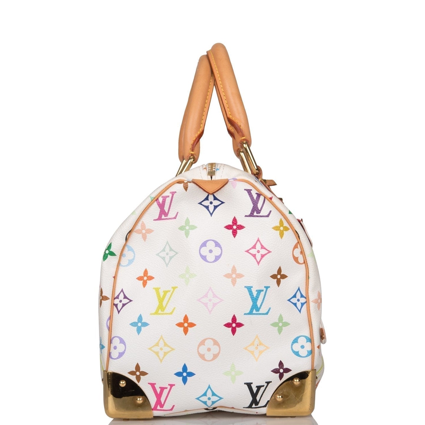 Louis Vuitton Monogram Multicolor White Speedy 30