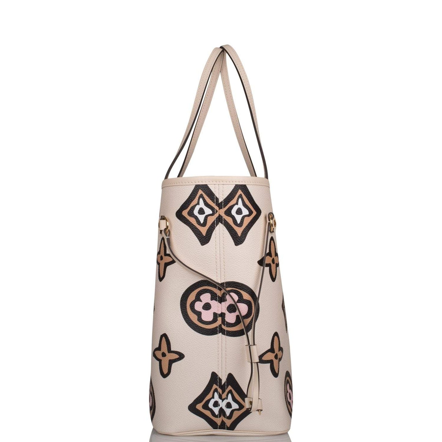 Louis Vuitton Cream Wild At Heart Giant Monogram Neverfull MM