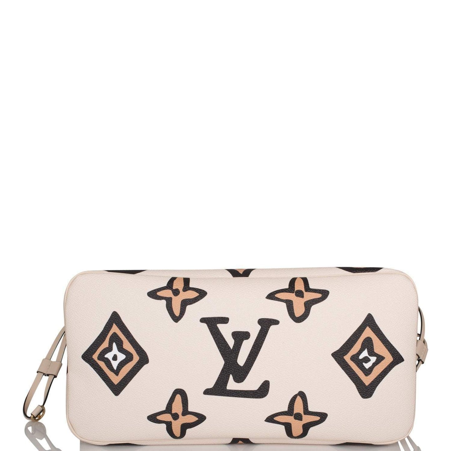 Louis Vuitton Cream Wild At Heart Giant Monogram Neverfull MM