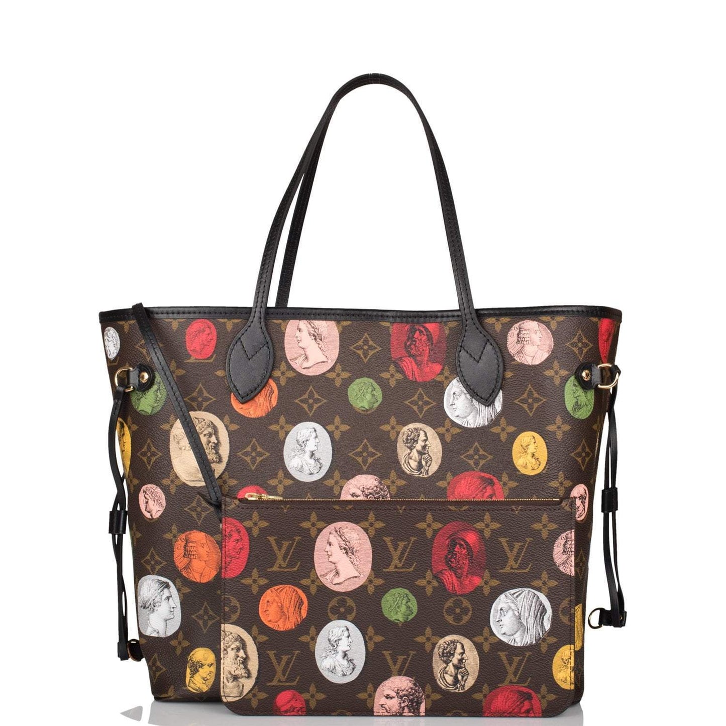 Louis Vuitton x Fornasetti Cameo Monogram Neverfull MM