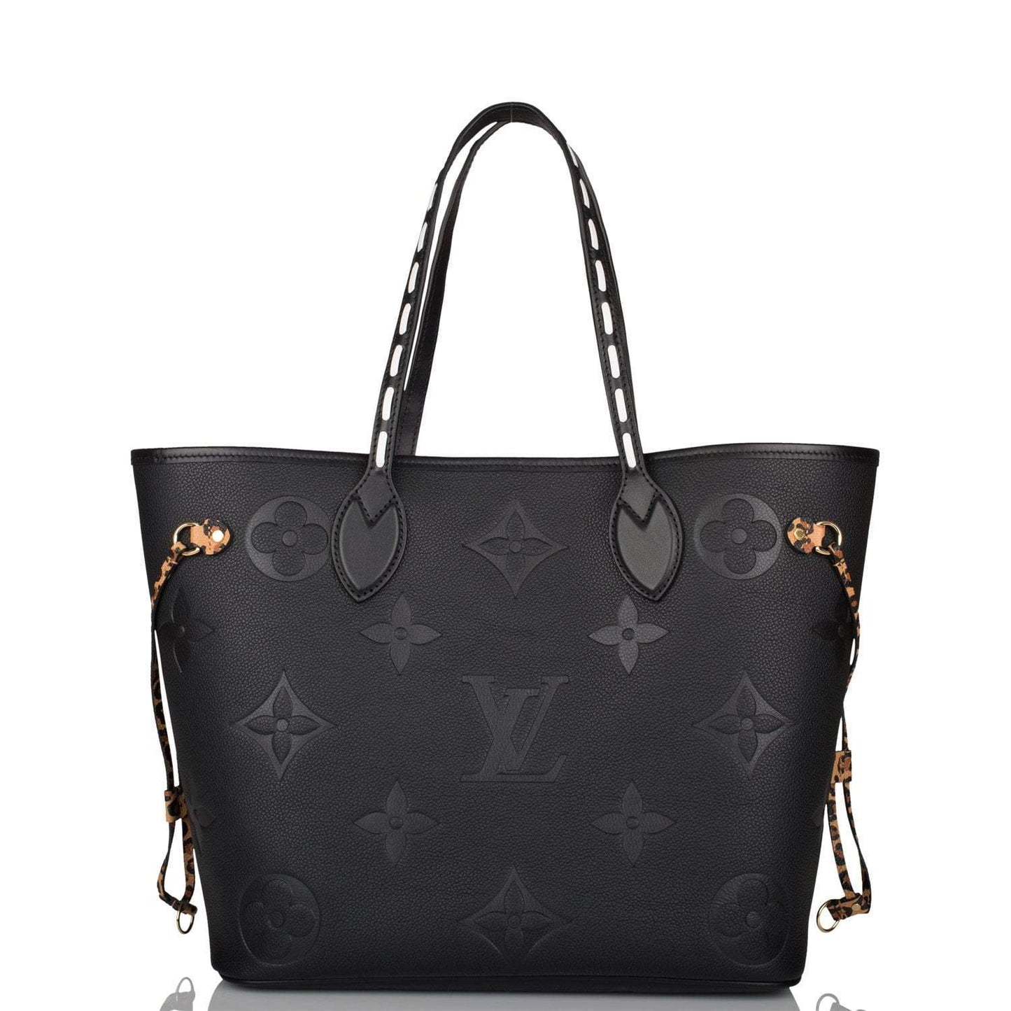 Louis Vuitton Black Wild At Heart Giant Monogram Empreinte Neverfull MM