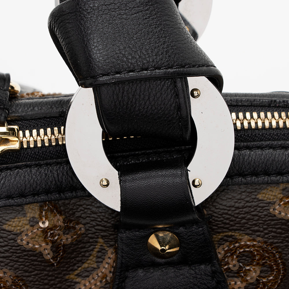 Louis Vuitton Limited Edition Monogram Canvas Monogram Eclipse Alma Satchell