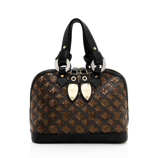 Louis Vuitton Limited Edition Monogram Canvas Monogram Eclipse Alma Satchell