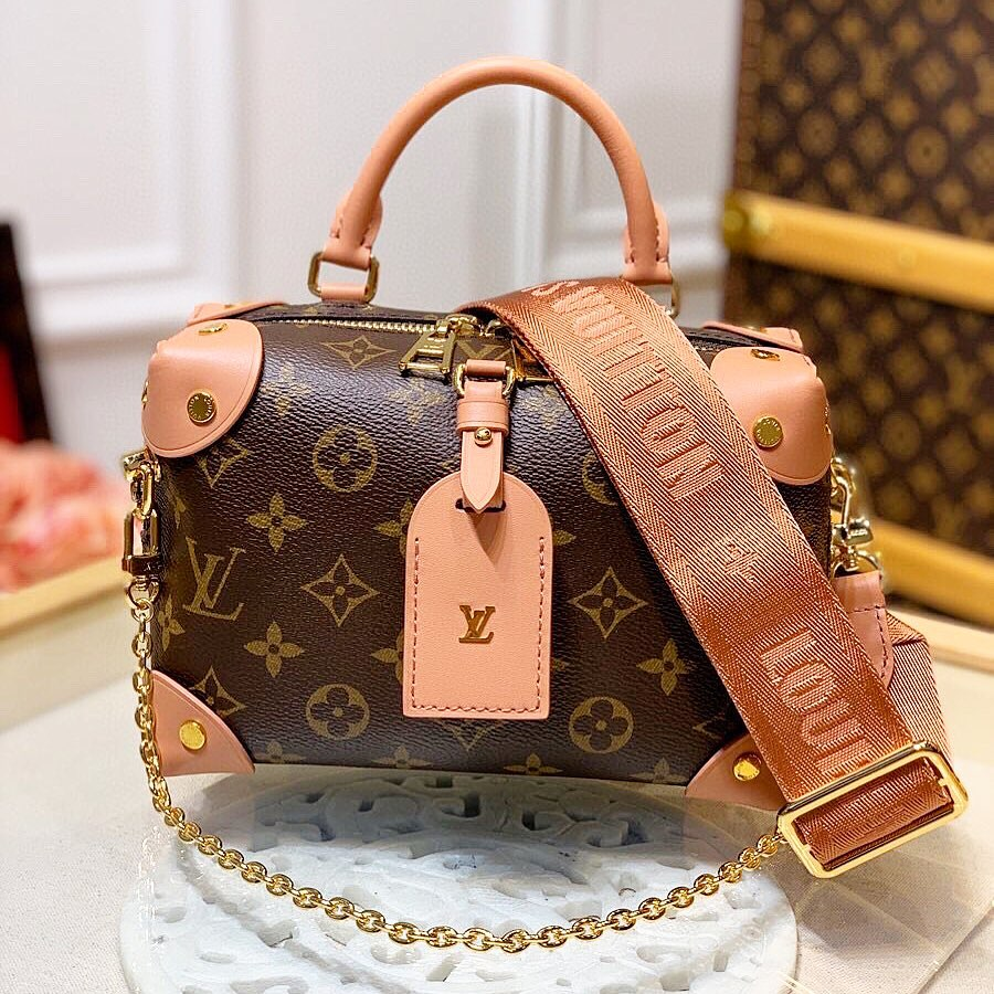 Louis Vuitton PETITE MALLE SOUPLE Peach