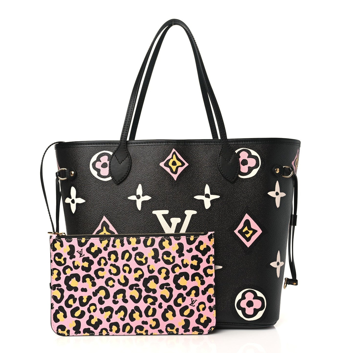 Louis Vuitton Neverfull Wild at Heart illustration M45818