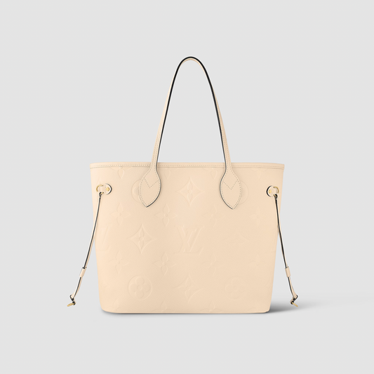 Louis Vuitton Cream Neverfull MM M46676