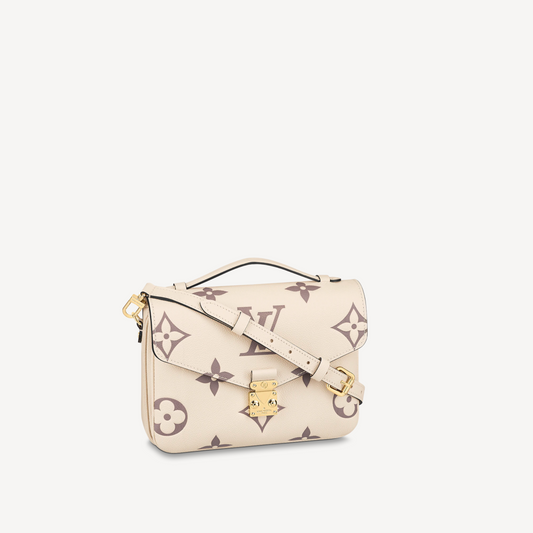 Louis Vuitton Cream Pochette Metis M45596