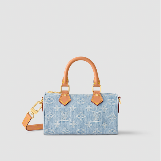 Louis Vuitton Denim Blue Nano Speedy M11212