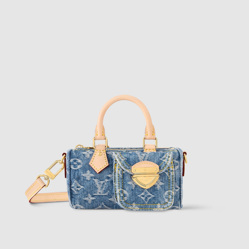 Louis Vuitton Denim Blue Nano Speedy M82950