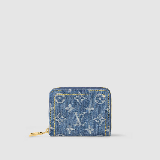 Louis Vuitton Denim Blue Zippy Coin Purse M82957