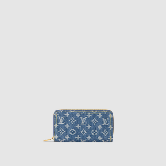 Louis Vuitton Denim Blue Zippy Wallet M82958