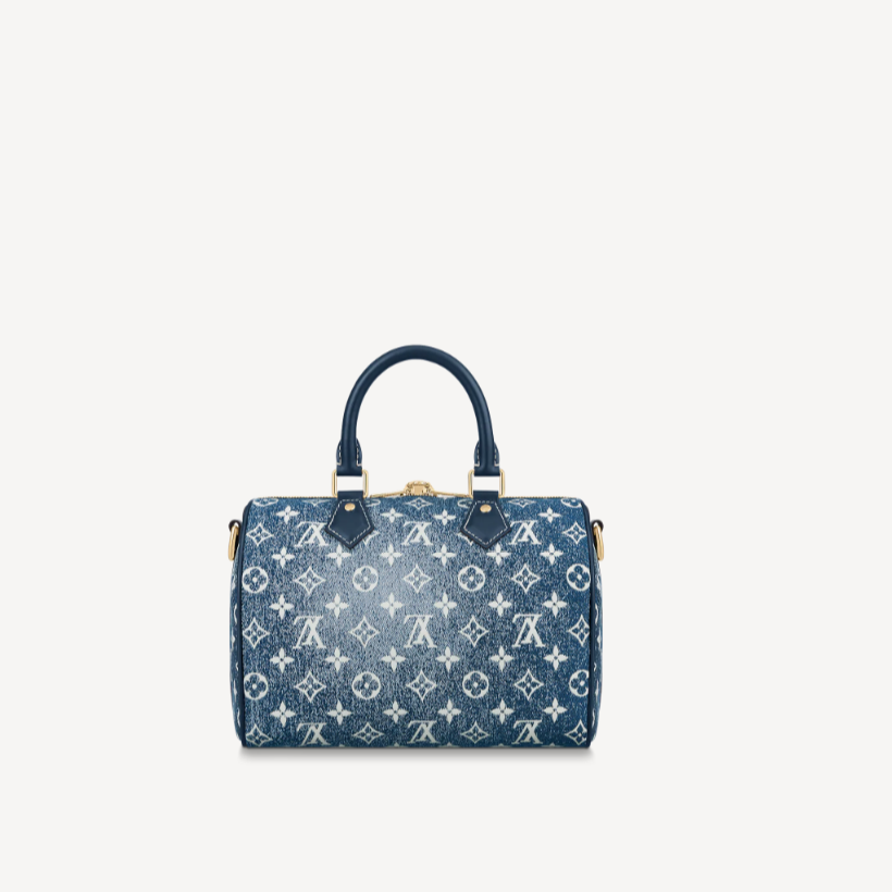 Louis Vuitton Denim Speedy Bandouliere 25 M59609