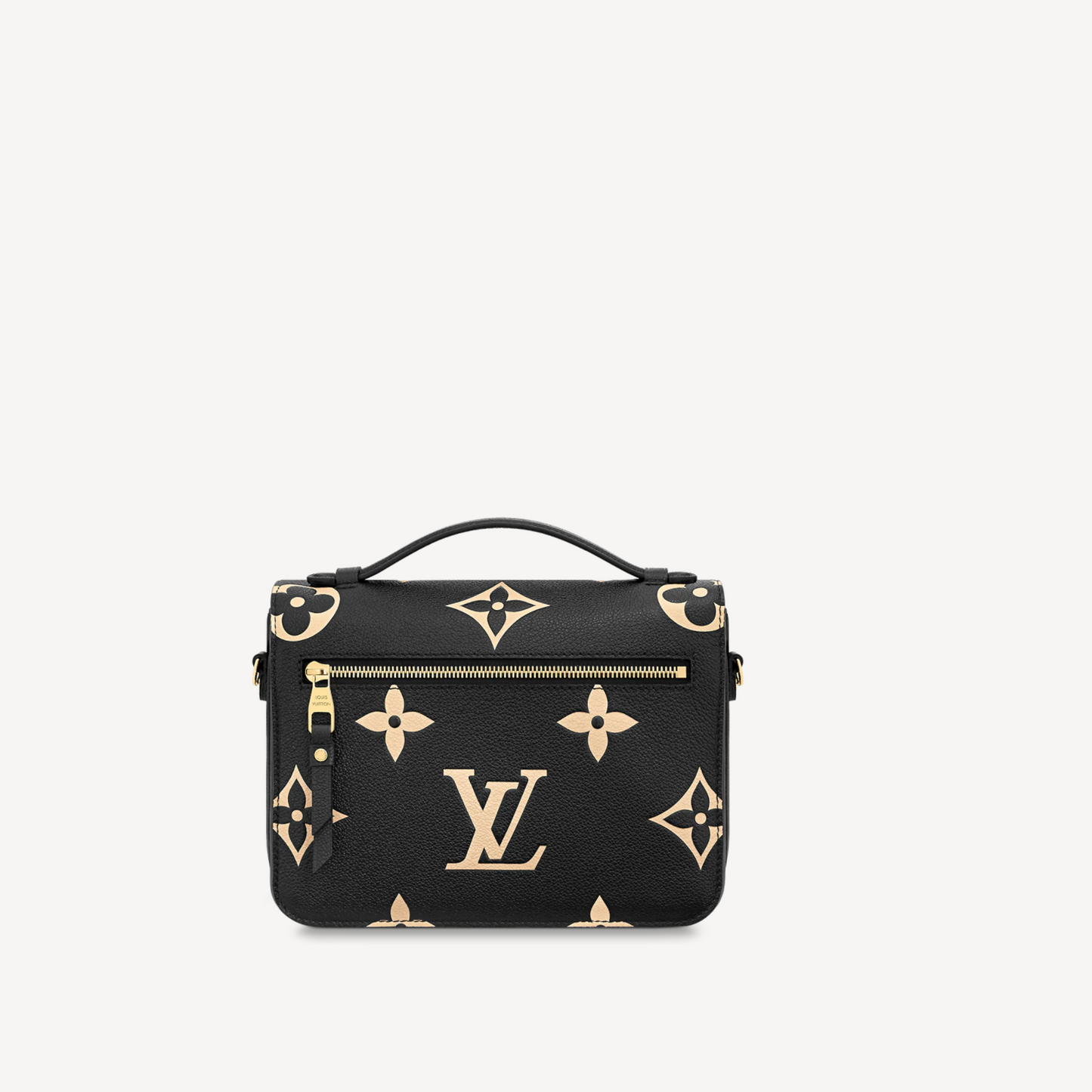 Louis Vuitton Black and Cream Pochette Metis M45773