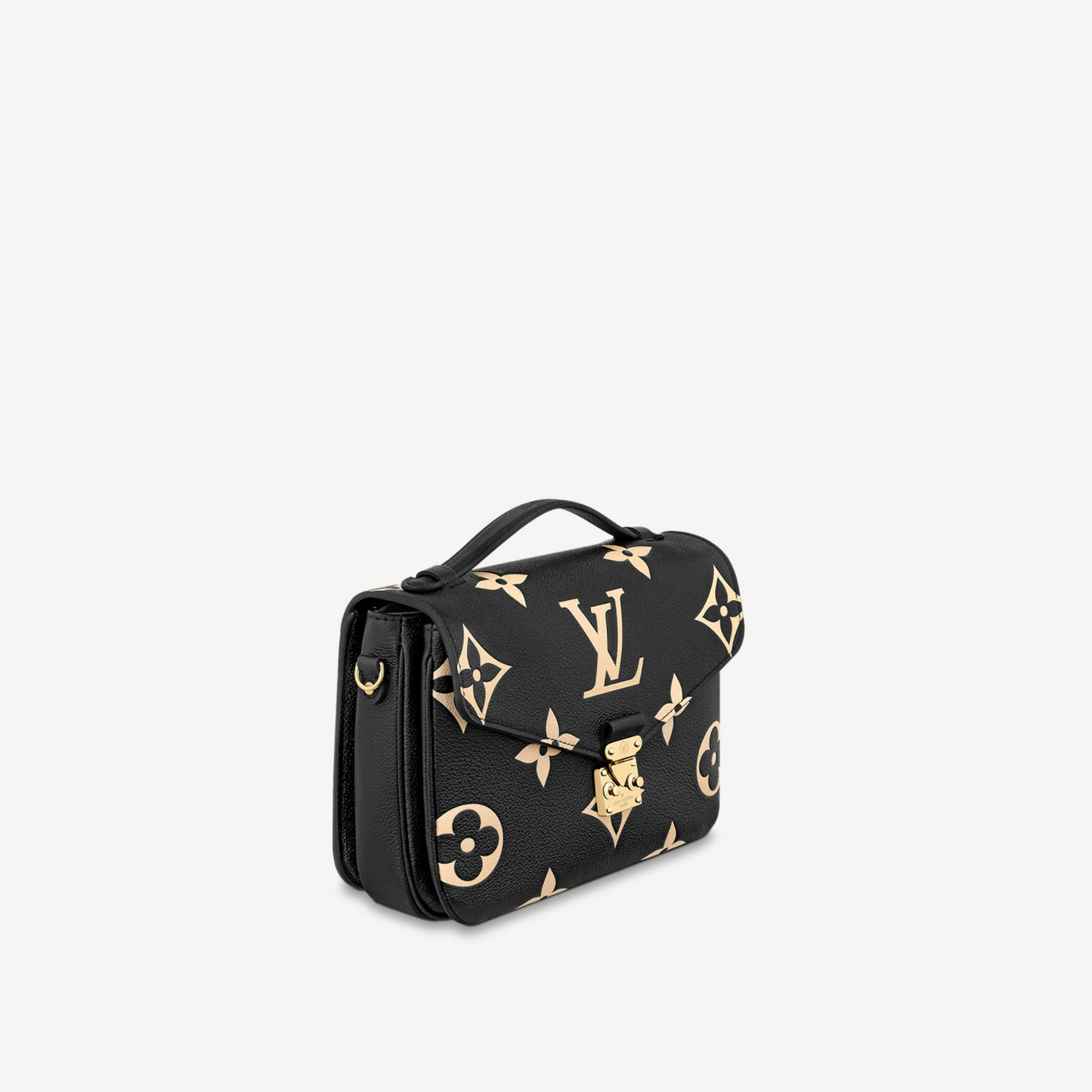 Louis Vuitton Black and Cream Pochette Metis M45773