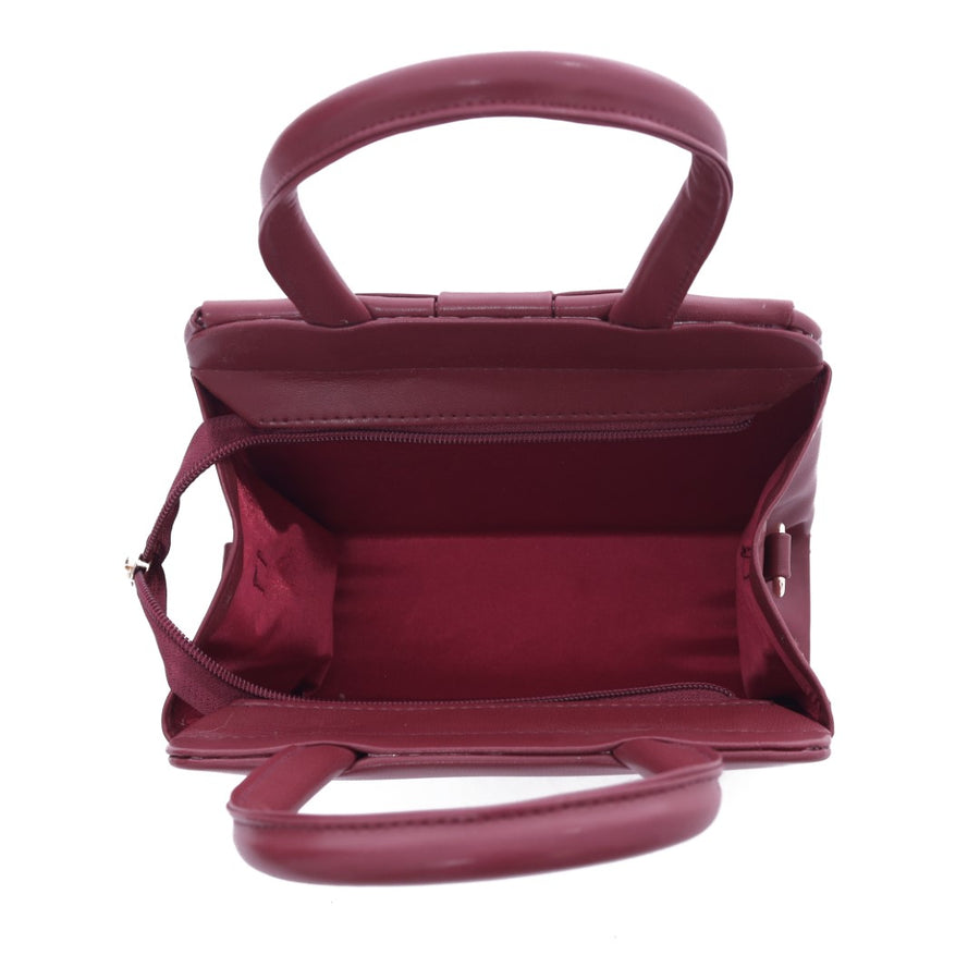 Maroon Puzzle Bag