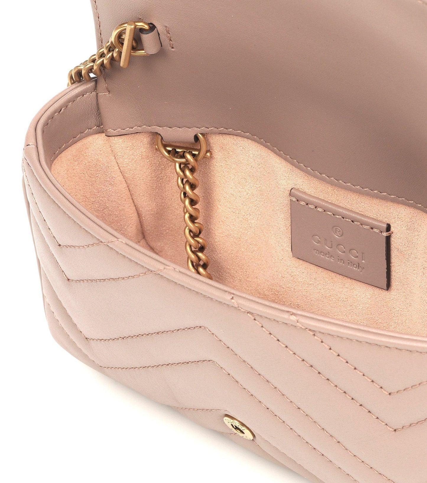 Gg Marmont Super Mini Shoulder Bag Rose