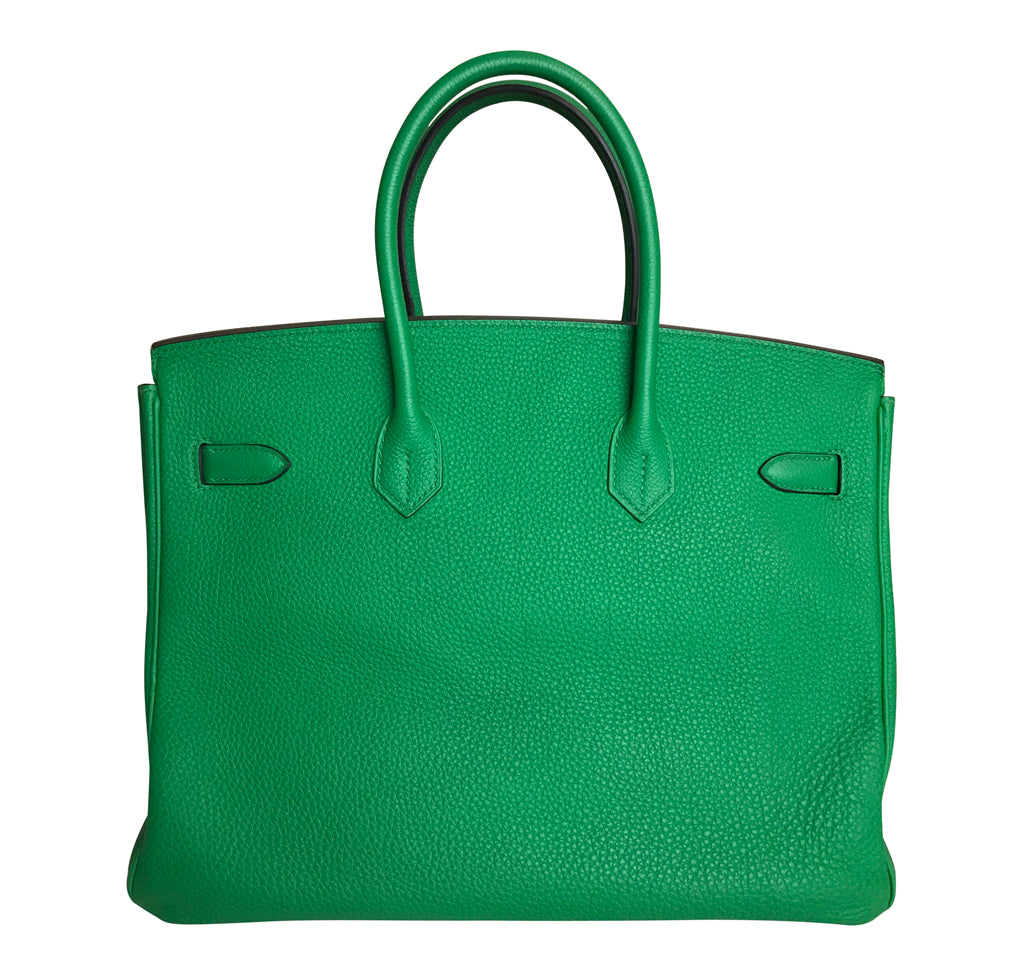 Hermes Birkin 35 Bamboo Green Togo GHW Bag