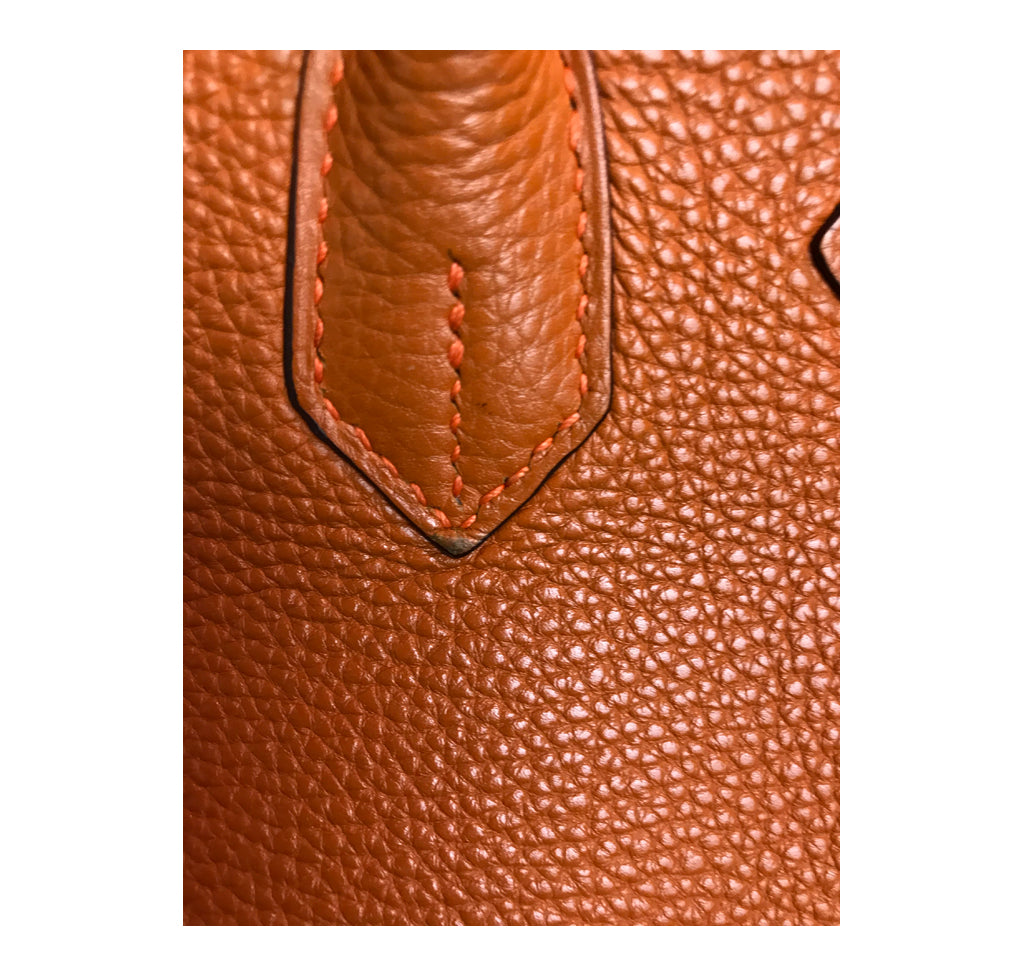 Hermès Birkin 30 Potiron Orange Togo PHW