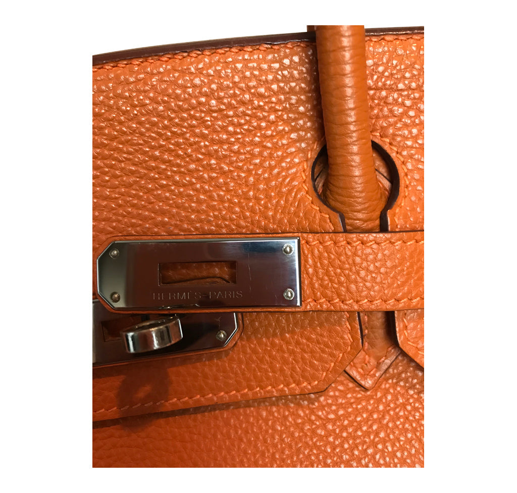 Hermès Birkin 30 Potiron Orange Togo PHW