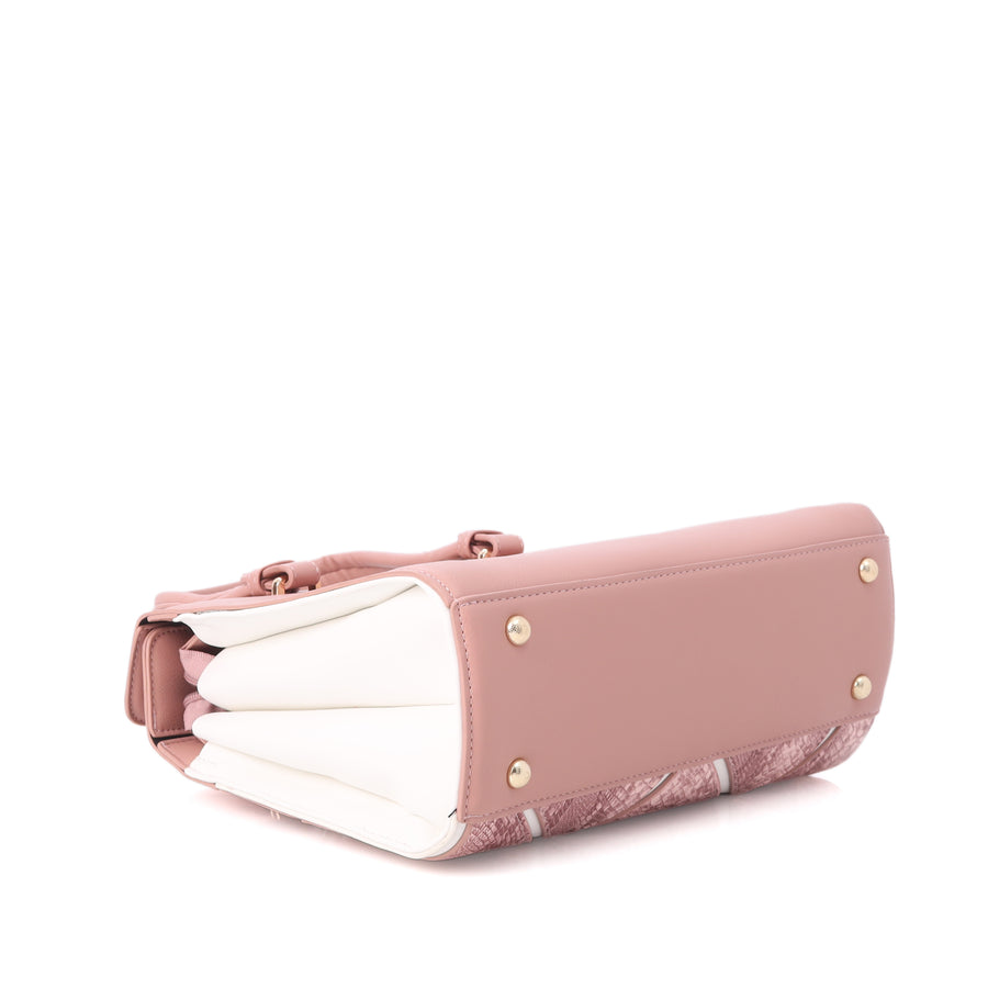 Pink Croco Chic Secure Bag