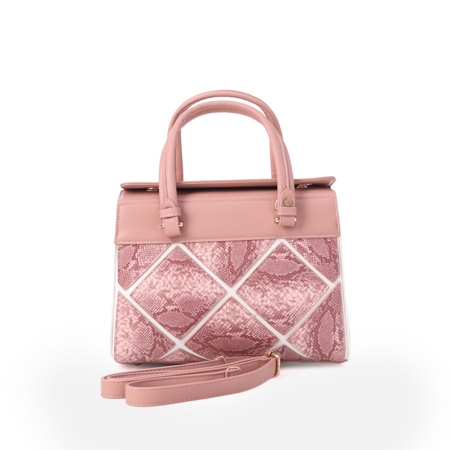 Pink Croco Chic Secure Bag