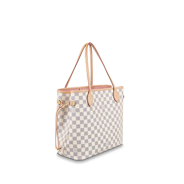 Louis Vuitton Neverfull MM Damier Azur Rose Ballerine