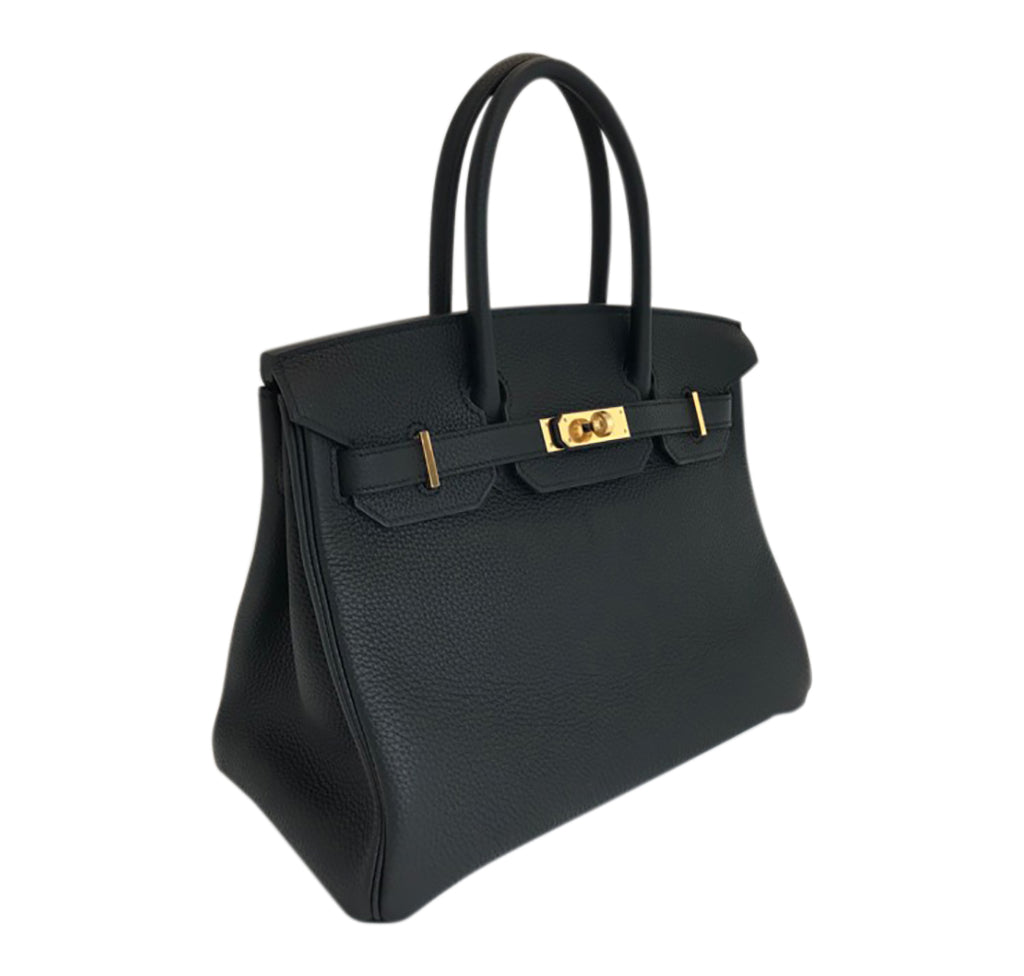 Hermès Birkin 30 Bag Noir Black Togo GHW