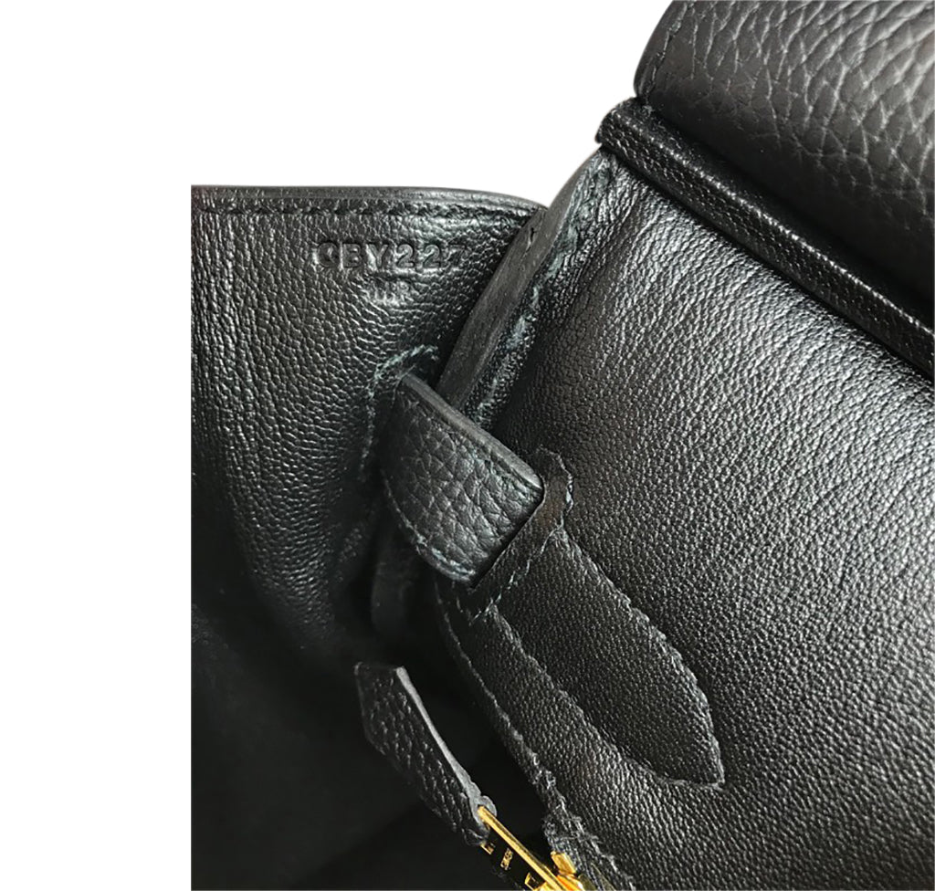 Hermès Birkin 30 Bag Noir Black Togo GHW