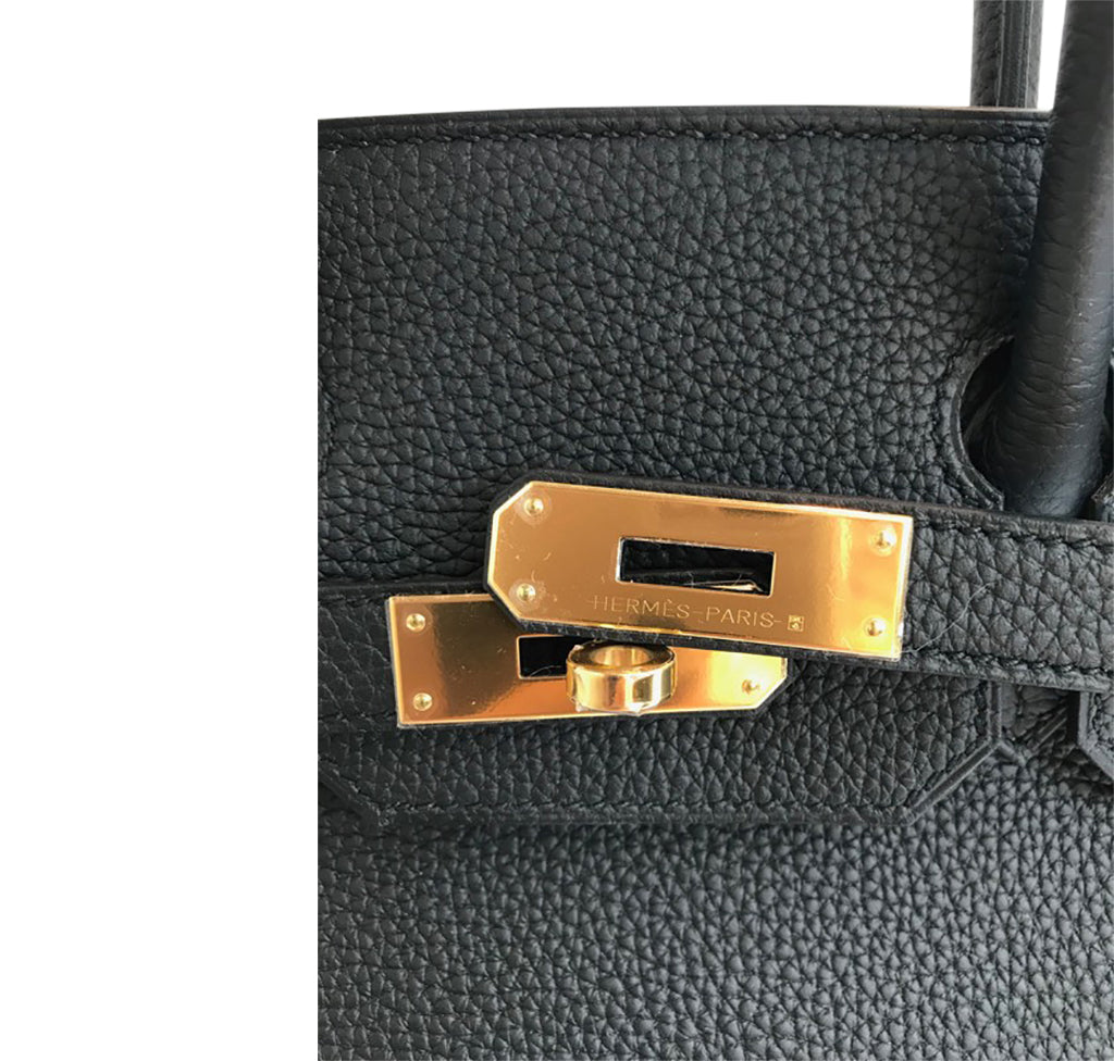 Hermès Birkin 30 Bag Noir Black Togo GHW