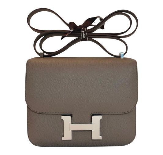 Hermès Constance Mini Gris Etain Epsom PHW