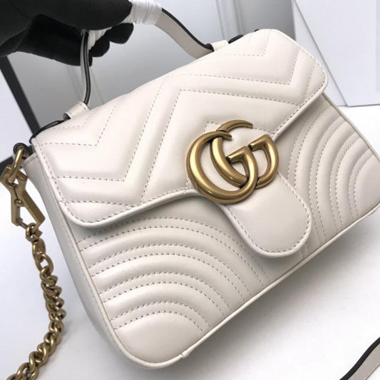 GG Marmont mini top handle bag