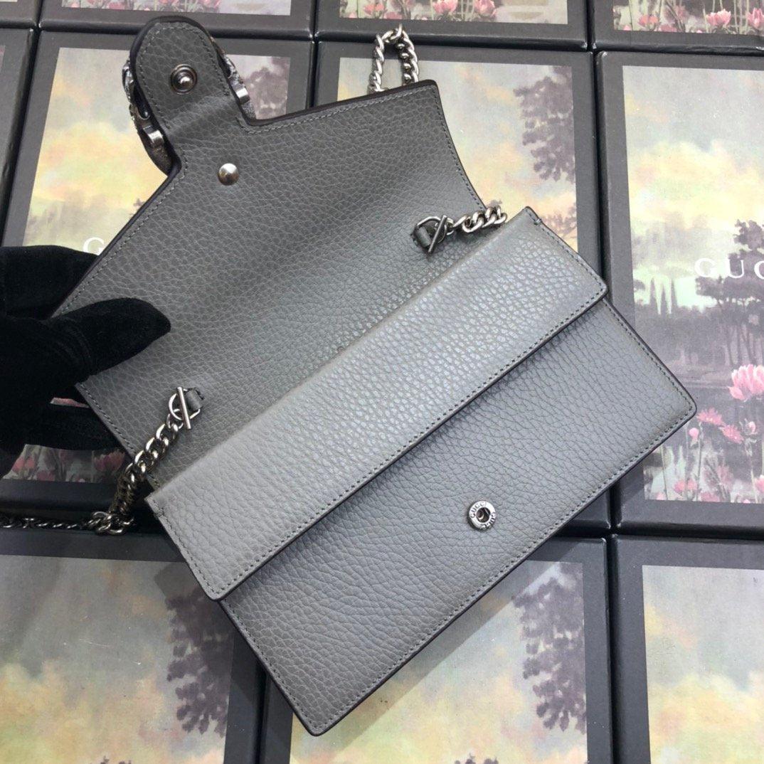 Dionysus small GG shoulder bag Gray