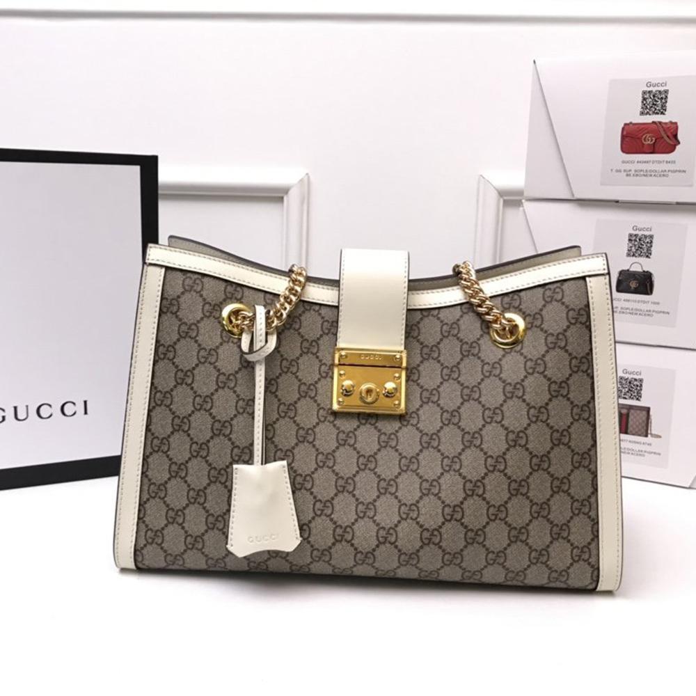 Gucci Padlock small GG shoulder bag