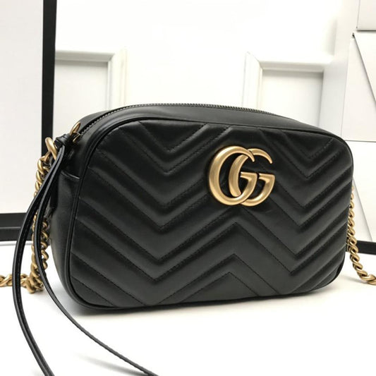 GG Marmont small matelassé shoulder bag