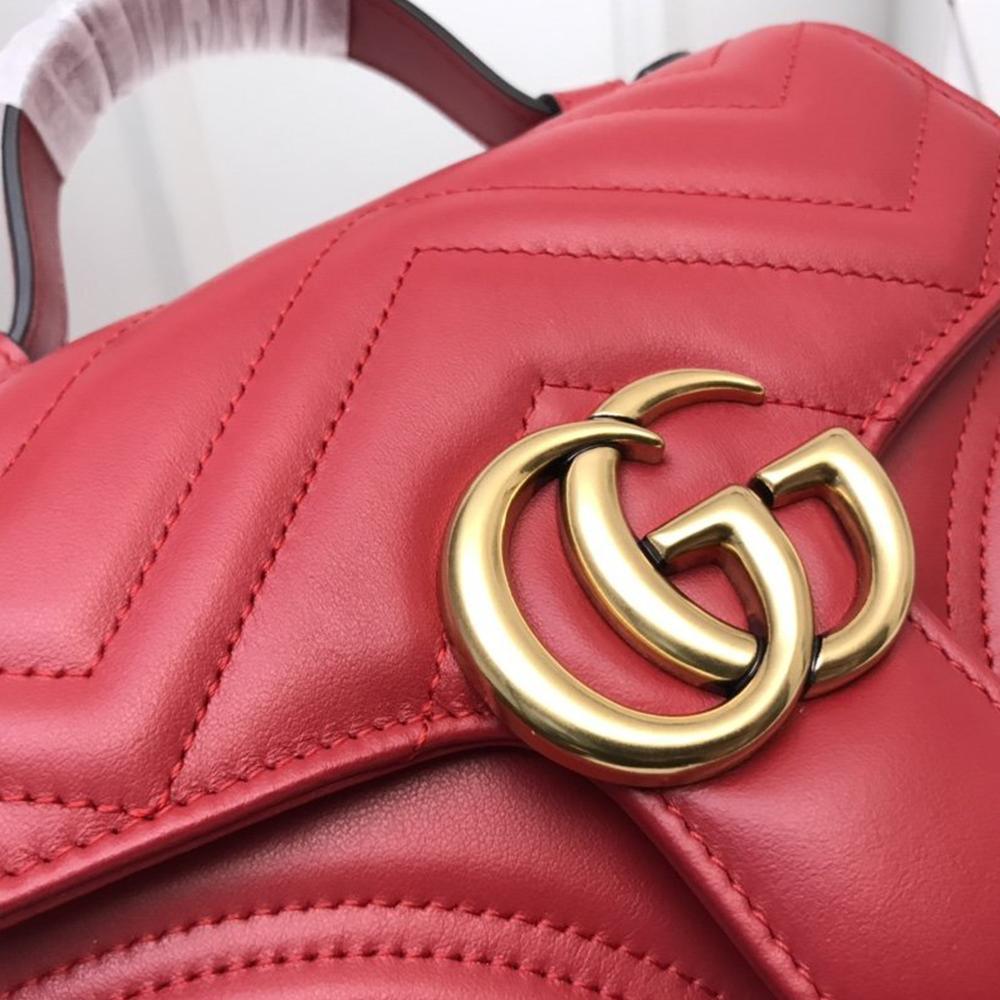 GG Marmont mini top handle bag