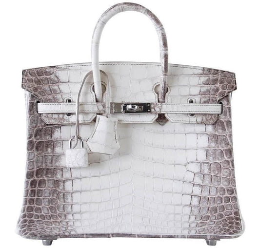 Hermès Birkin 30 Blanc Himalaya Crocodile PHW