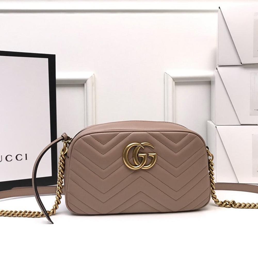 GG Marmont small matelassé shoulder bag