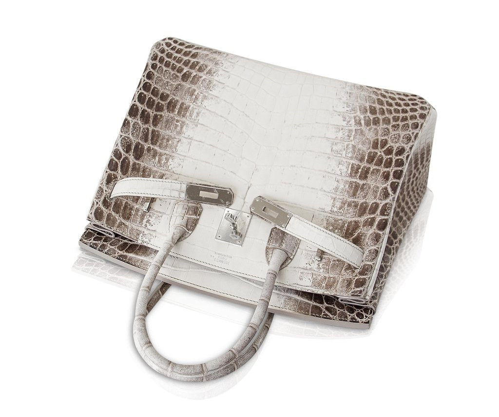 Hermès Birkin 30 Blanc Himalaya Crocodile PHW