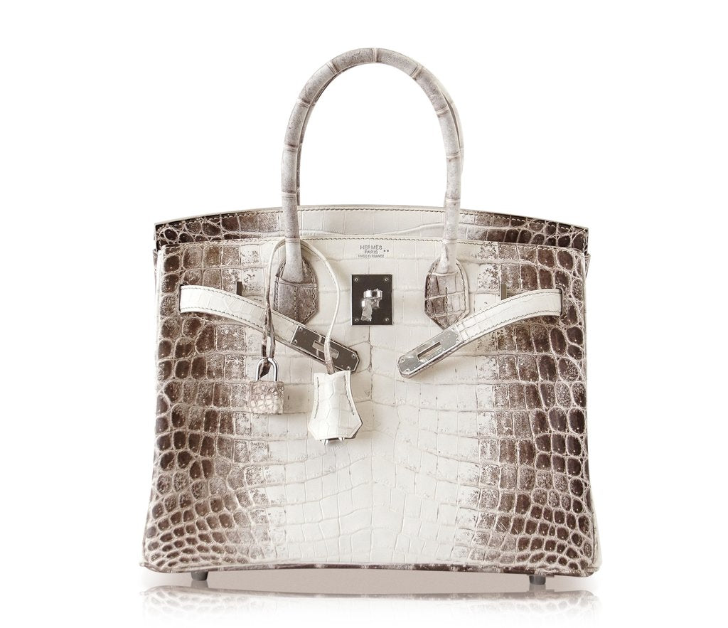 Hermès Birkin 30 Blanc Himalaya Crocodile PHW