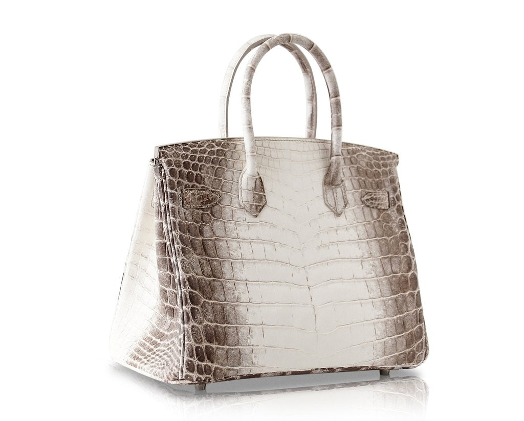 Hermès Birkin 30 Blanc Himalaya Crocodile PHW