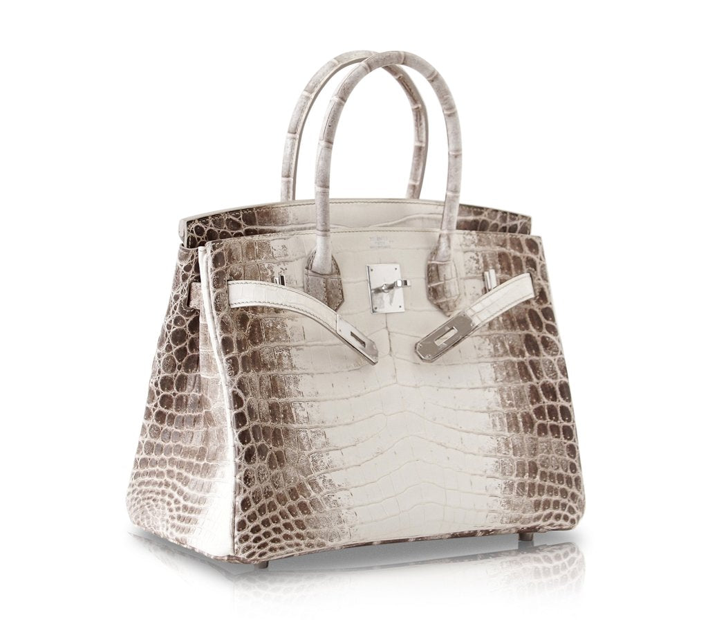 Hermès Birkin 30 Blanc Himalaya Crocodile PHW