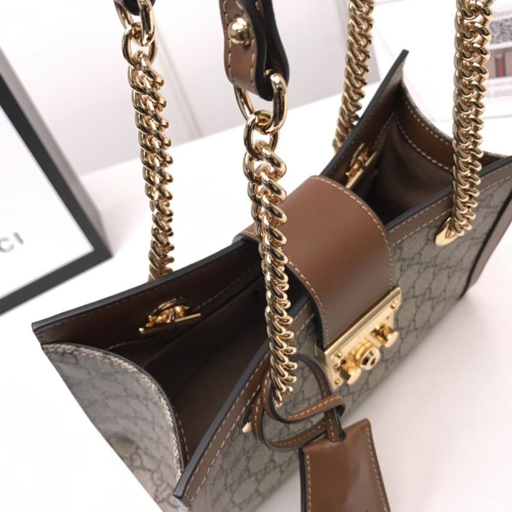 Gucci Padlock small GG shoulder bag