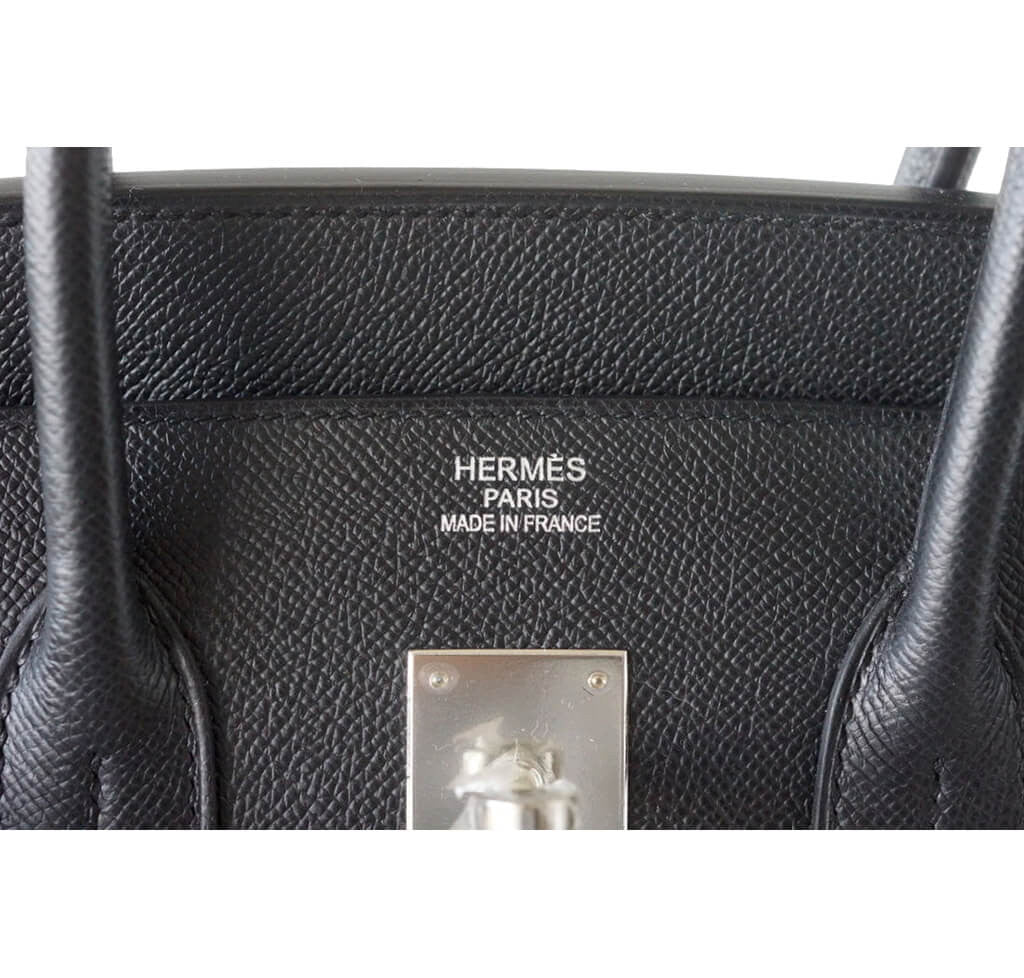 Hermès Birkin 35 Bag Black Epsom PHW