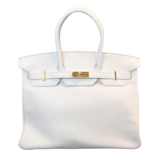 Hermès Birkin 35 Bag Blanc Taurillon Clemence